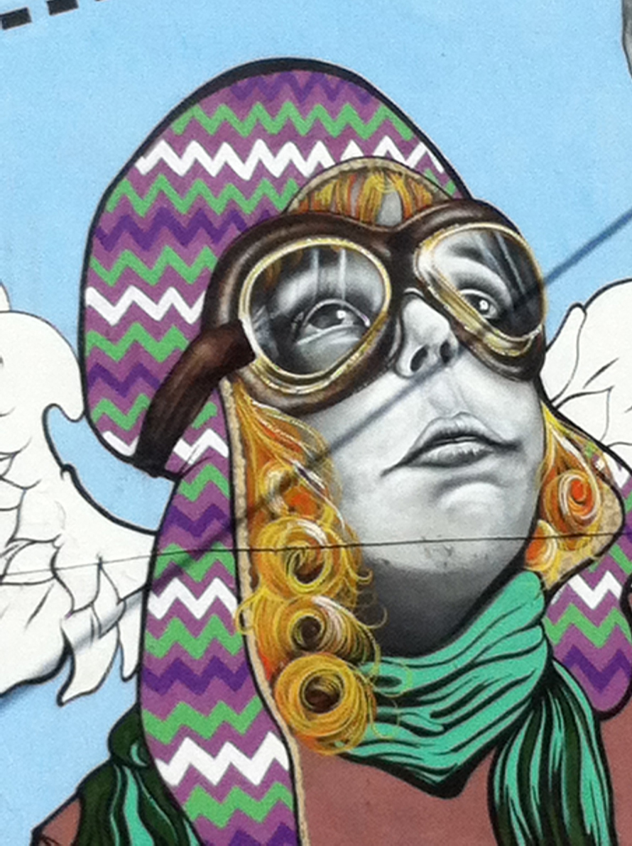 Mural Aerorap 2014 en La Bañeza.